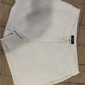 Verte  Women's Elegant Light Blue High Waist Shorts